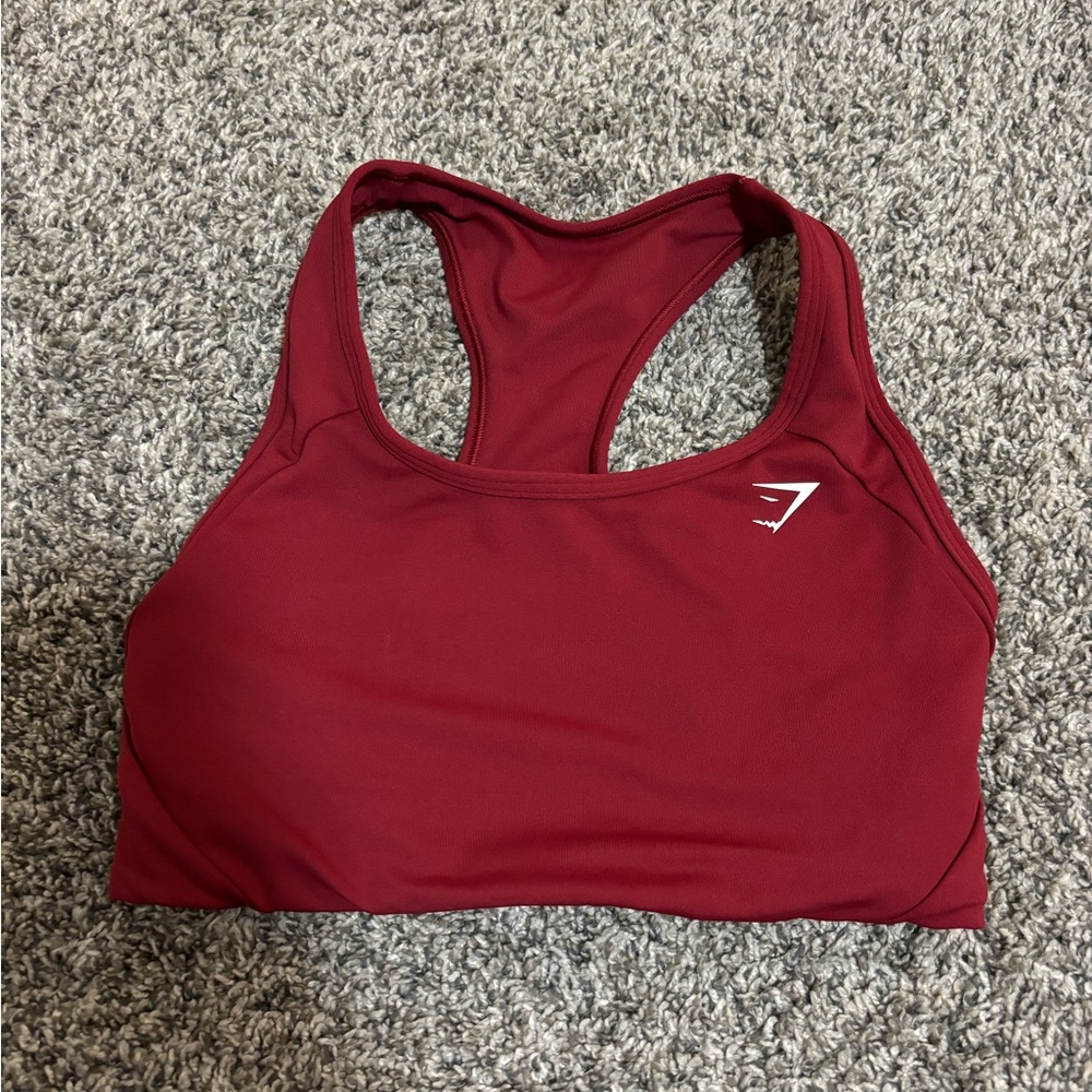 Small Red Gym Shark Bra